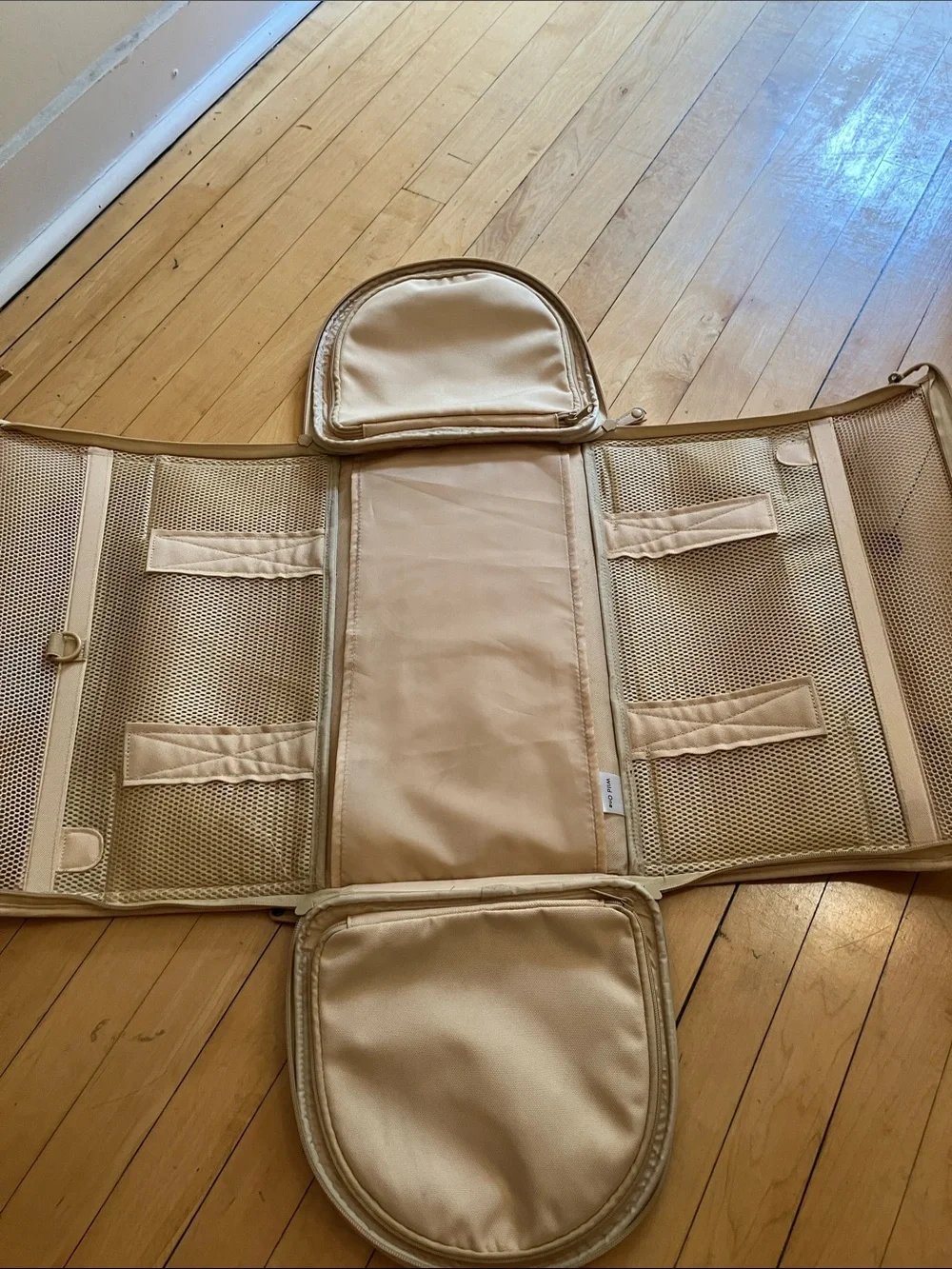 Wild One Airline Soft Mesh Beige Tan Small Pet Carrier 18 Inches